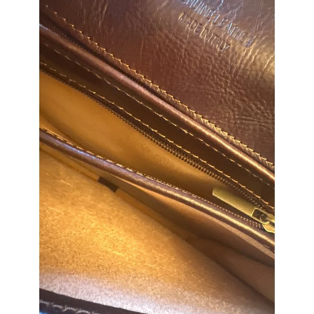 Genuine Leather Florence‎ Crossbody Bag Minnimalist Western Made in Italy